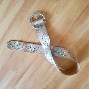 Another Line Inc Italian leather distressed belt